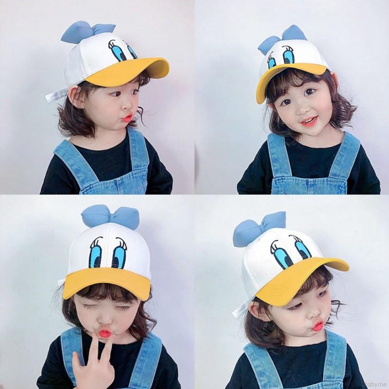 Nón lết chống nắng chất liệu cotton trang trí hoạt hình dễ thương cho bé