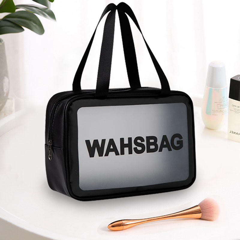 Túi đựng đồ trang điểm mỹ phẩm du lịch WASHBAG chất liệu PU TPU chống thấm