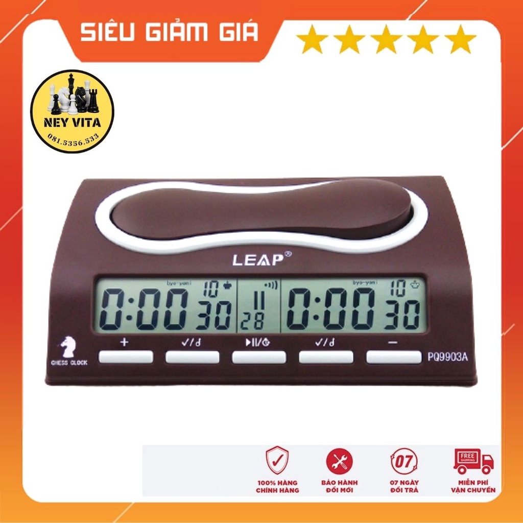 (Rẻ vô địch) Đồng Hồ thi đấu cờ vua, cờ tướng LEAP PQ 9903A