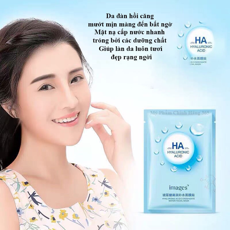 Mặt Nạ🍒[FREE SHIP]🍒 Mặt Nạ HA Images HYALURONIC ACID FACIAL MASK🍒[Mat Na] 🍒