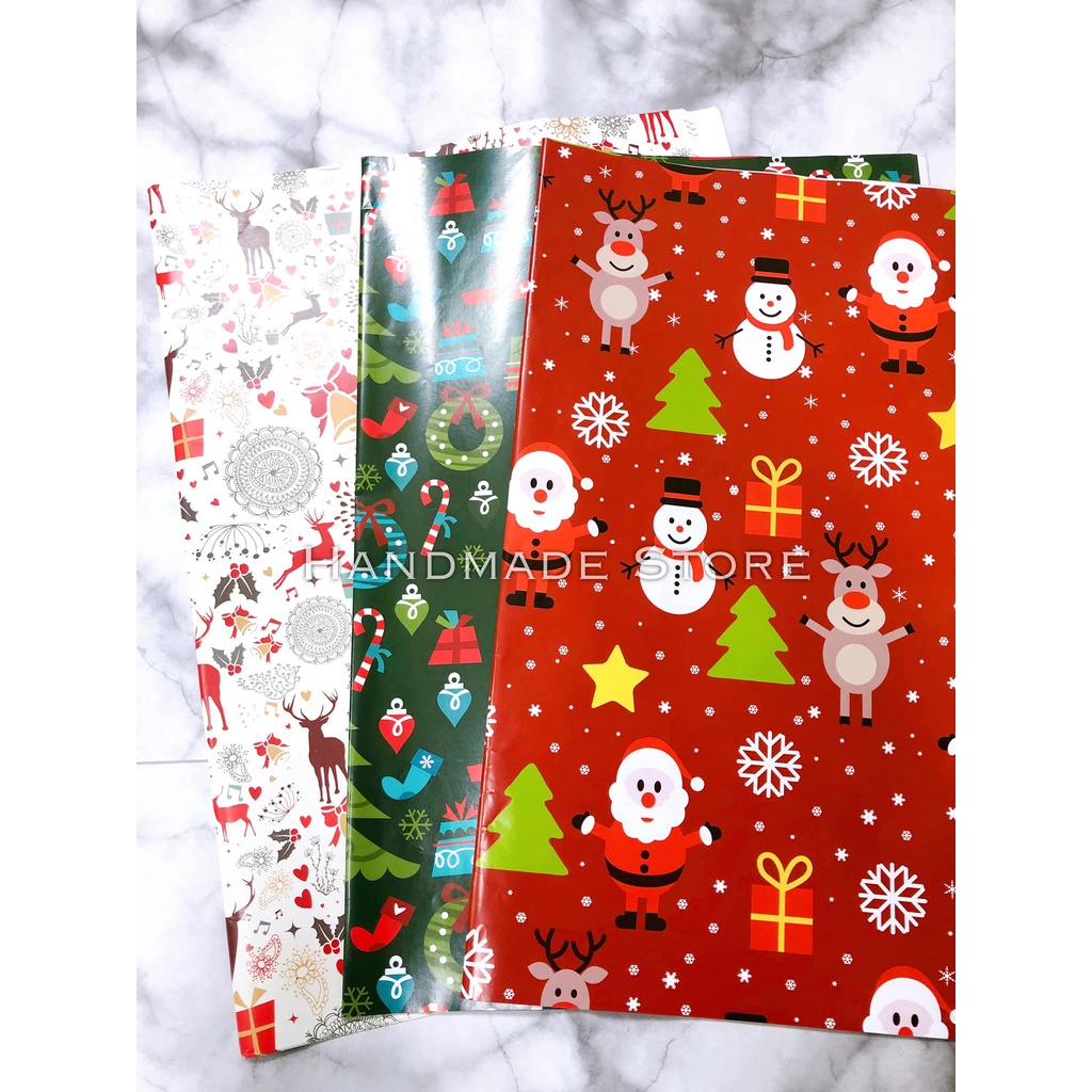Giấy gói quà giáng sinh