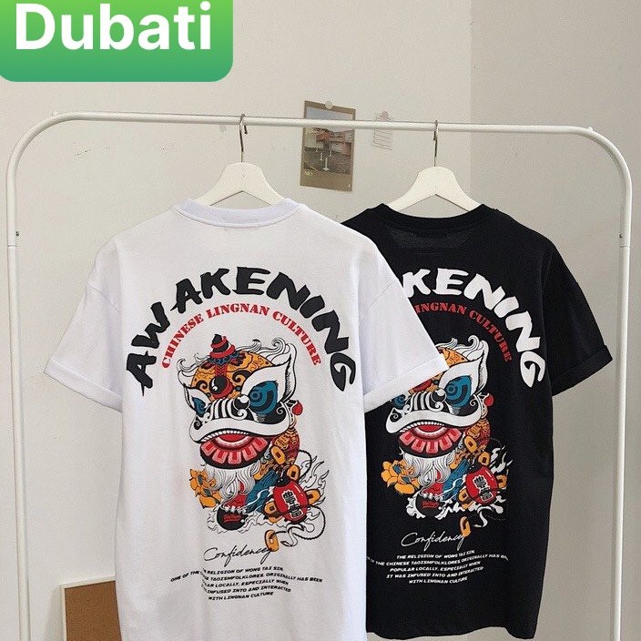 ÁO THUN NAM NỮ KÌ LÂN PHOM FORM RỘNG TAY LỠ HOT TREND MẠNH MẼ PHONG CÁNH HÀN QUỐC- DUBATI FASHION