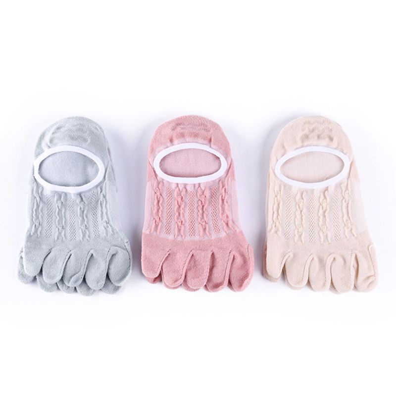 Xiangbao Tất Thuyền xiangbao Năm Ngón Cắt Thấp Phối Lưới Vô Hình Mùa Hè Cho Nữ