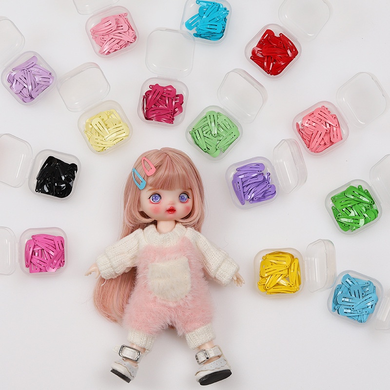 Kẹp tóc Hàn Quốc mini nhiều màu đáng yêu cho bé gái