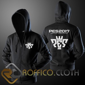 Áo Khoác Hoodie Có Khóa Kéo Cho Fan Hâm Mộ Game Master Pes 2017 Pro Evolution Football 1