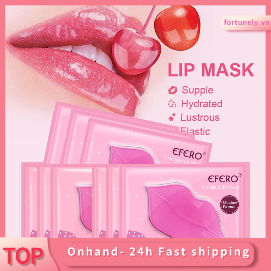 EFERO Collagen Mặt nạ môi Dưỡng ẩm Tẩy tế bào chết Môi | BigBuy360 - bigbuy360.vn