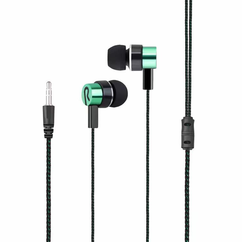 Tai Nghe In-ear Dây Bện Dùng Cho Điện Thoại, Mp3