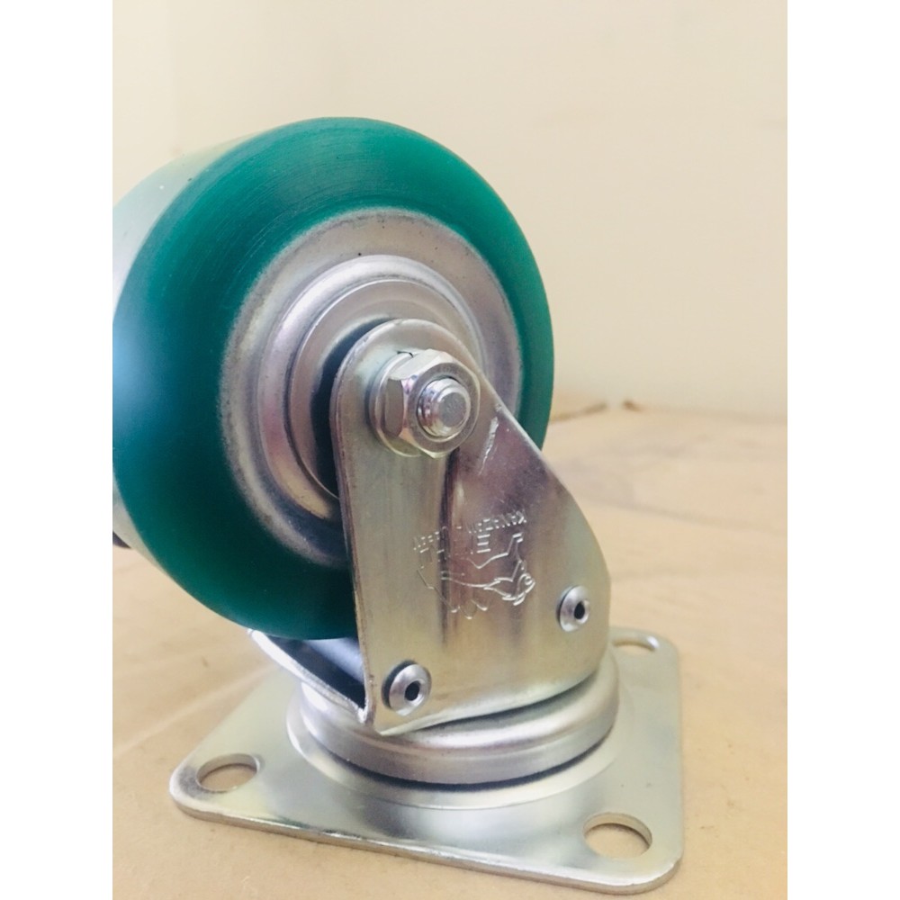 Bánh xe công nghiệp Nhật Bản SISIKU, Bánh PU Xanh