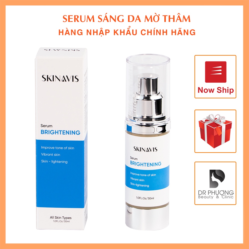 [CHÍNH HÃNG] Serum Dưỡng Trắng, Giảm Thâm SKINAVIS Brightening
