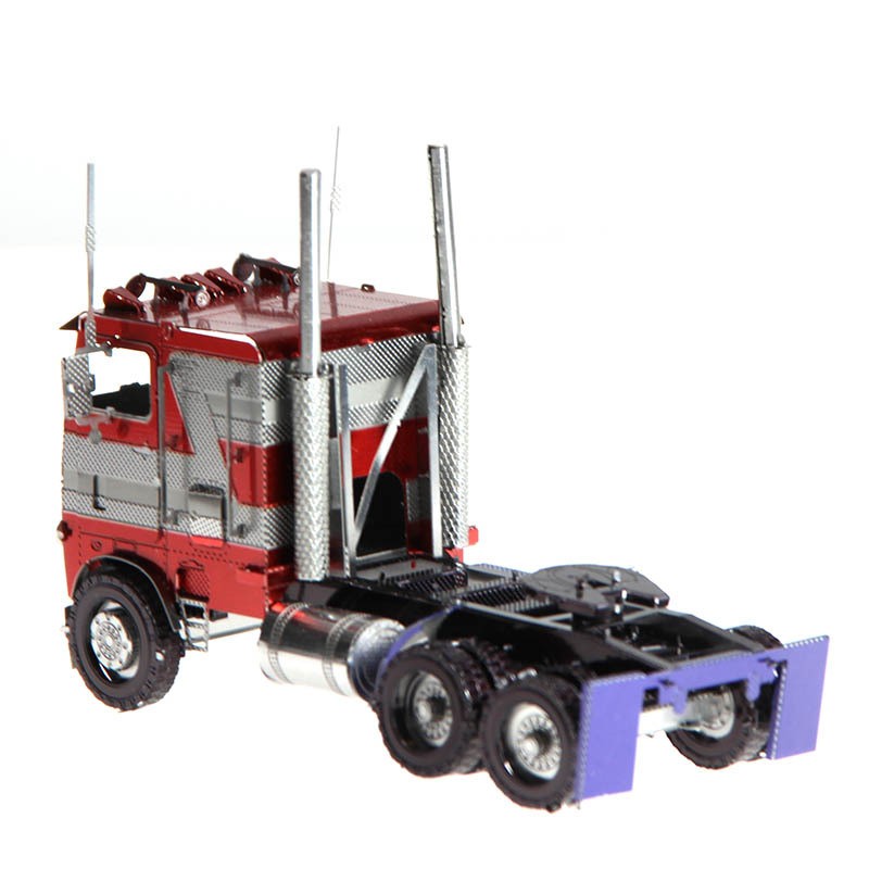 Mô Hình Lắp Ghép 3D Kim Loại xe tải bản màu