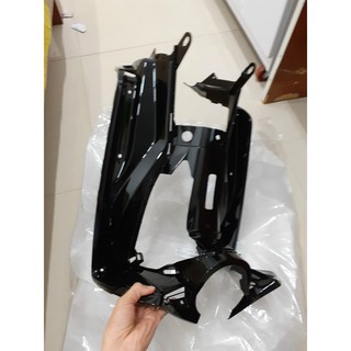 Ốp ổ khóa (Ốp bịt yếm) Exciter 2006 - 2010 Đen bóng
