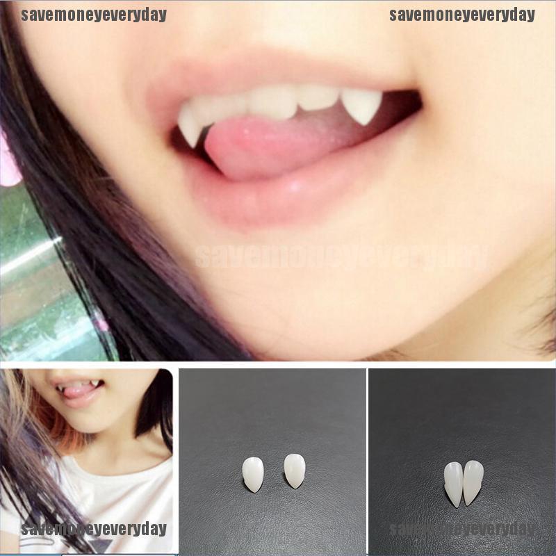 Răng nanh giả hóa trang ma cà rồng cho Halloween