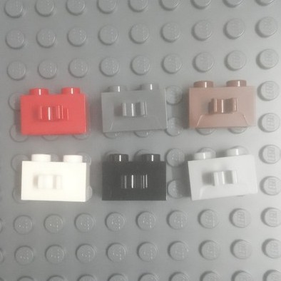 Đồ Chơi Lắp Ráp Brick, Modified 1 x 2 with Open O Clip Thick (Vertical Grip)