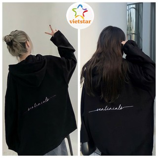 Áo khoác hoodie form rộng SENTINIAL áo khoác có mũ trending_VIETSTAR