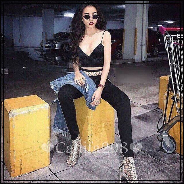 Áo bra Satin bản to siêu đẹp 2640