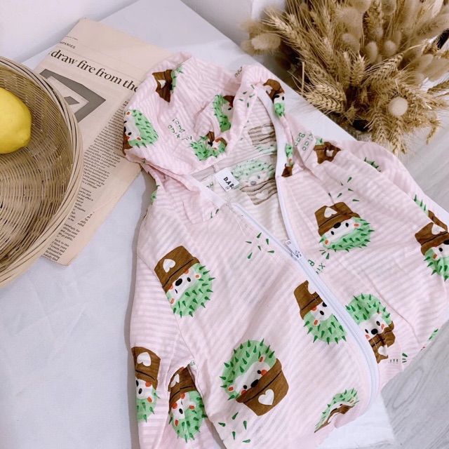 Áo chống nắng cho bé trai/ bé gái. Chất cotton tre thông hơi. Kèm ảnh thật.