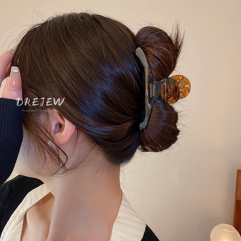 DREJEW Kẹp tóc hình học thời trang dễ phối đồ