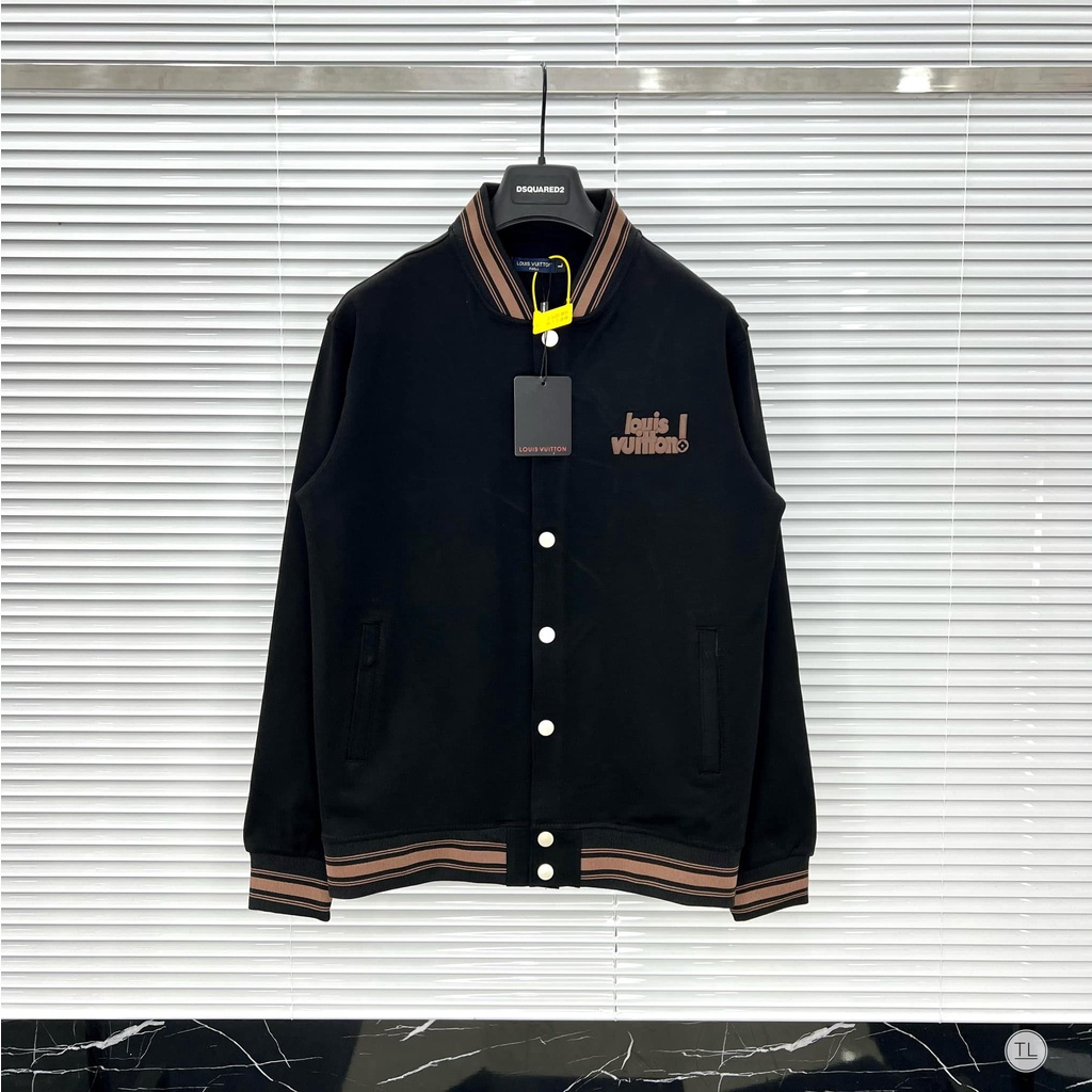 Áo Bomber Bóng Chày Gấu Bear LVV Cao Cấp, Nỉ Dạ Dày Chuẩn Fom Chuẩn Dáng