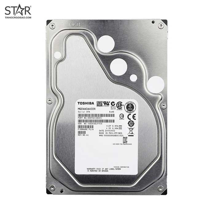 Ổ cứng HDD Toshiba 4TB Enterprise Hard Drive (MG04ACA400N)