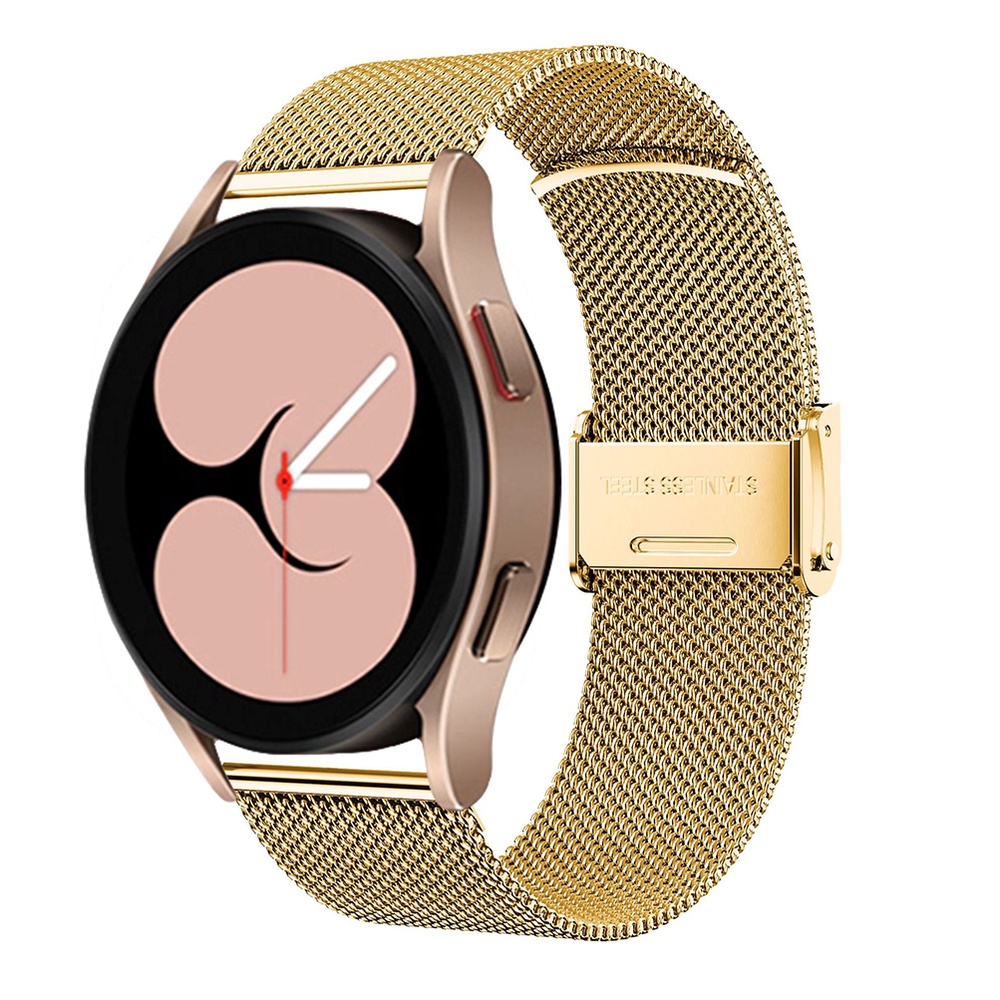 SAMSUNG Dây Đeo Inox Cho Đồng Hồ Thông Minh Galaxy Watch 4 44mm 40mm 3 4 Classic 42mm 46mm Gear S3 Active 2 Huawei GT3