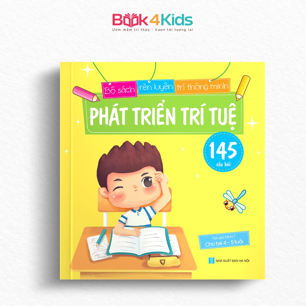Sách - Bộ 3 Cuốn Sách Rèn Luyện Trí Thông Minh - Phát Triển Trí Tuệ - Dành Cho Trẻ 2-4, 4-5 Và 5-6 Tuổi