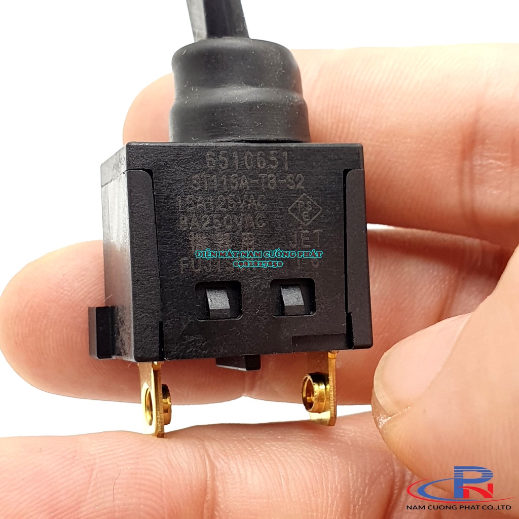 Công tắc đuôi máy mài góc Makita 9553 9556 651065-1