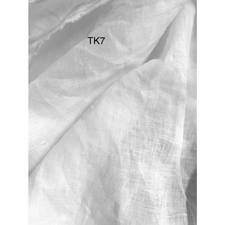 Vải linen tưng premium màu trắng đẹp