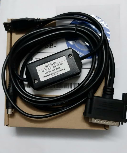 Cáp lập trình USB-SC09 cho PLC Mitsubishi FX A