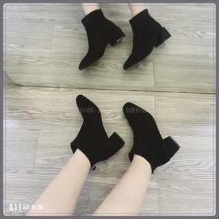 Giày boot da lộn, cá tính A11