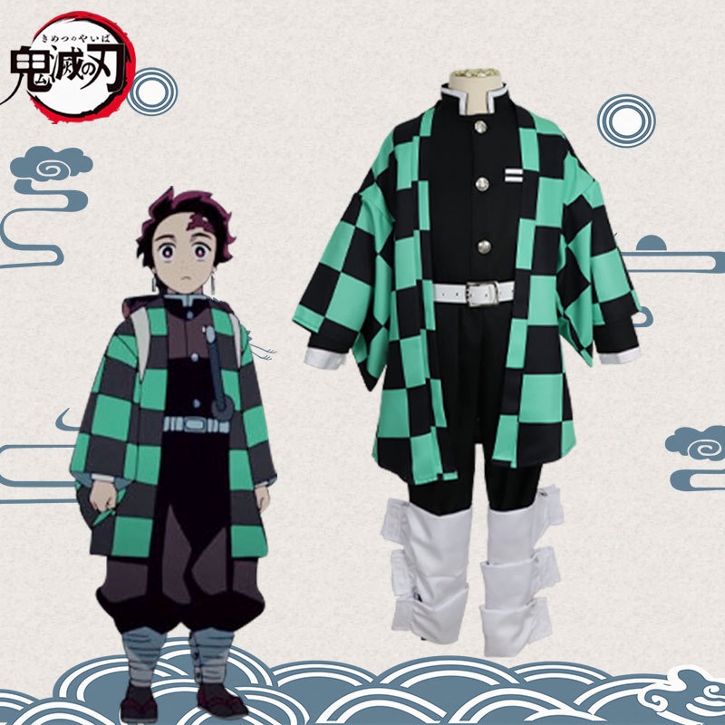 Đồng Hồ Đeo Tay Gbhmm GBHM ►☎Áo Khoác Hóa Trang Nhân Vật Anime Demon Slayer Nezuko Zenitsu Giyuu Shinobu Jaet Haori Cho Bé