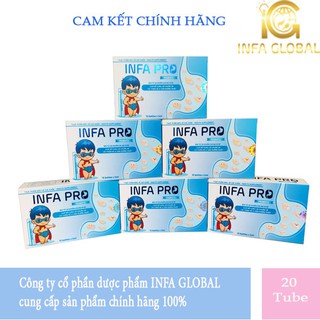 [CHÍNH HÃNG - COMBO 5 HỘP] Bào tử lợi khuẩn INFA PRO - Men vi sinh thế hệ mới cho trẻ biếng ăn, táo bón, chậm lớn