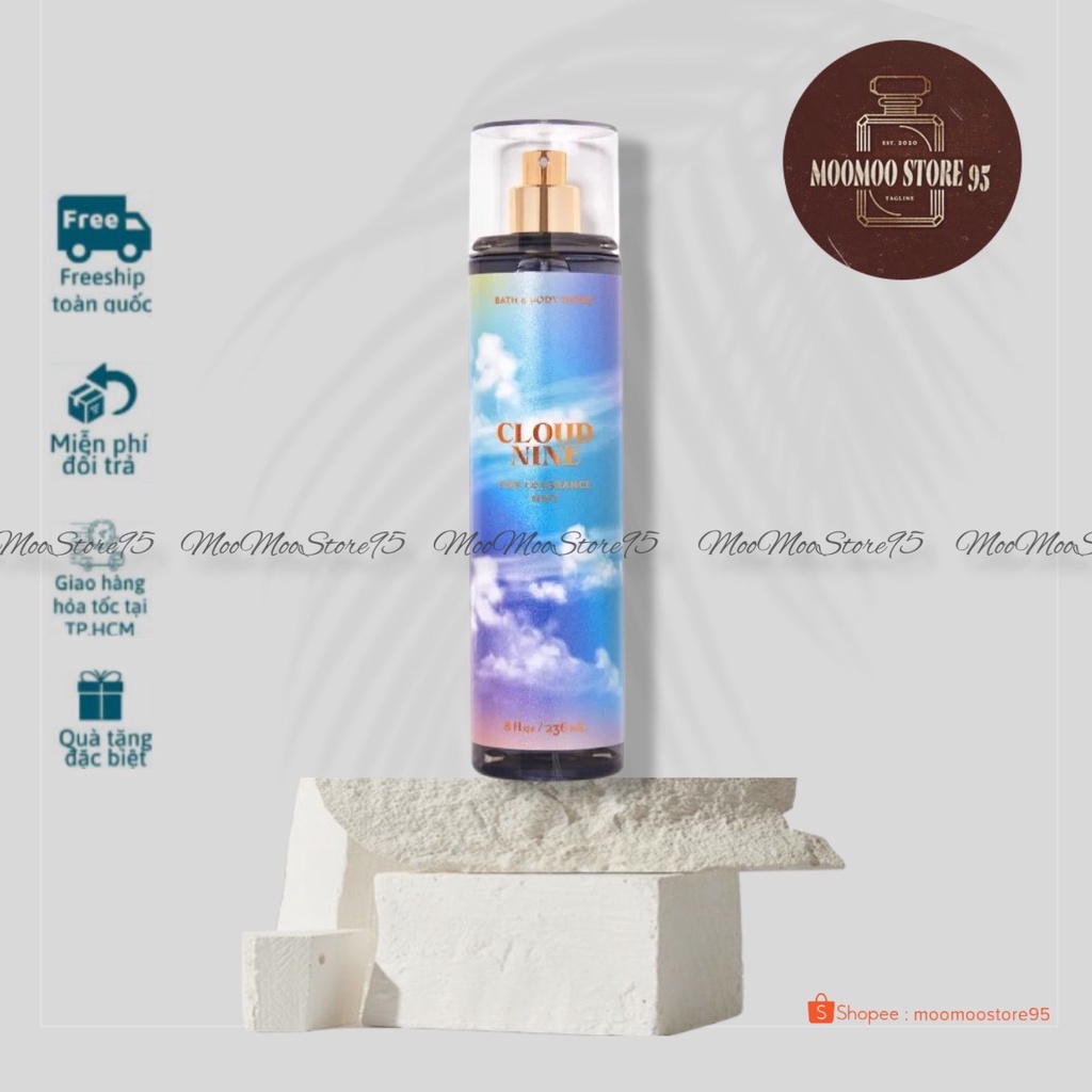 Xịt Thơm Toàn Thân Bath &amp; Body Works CLOUD NINE