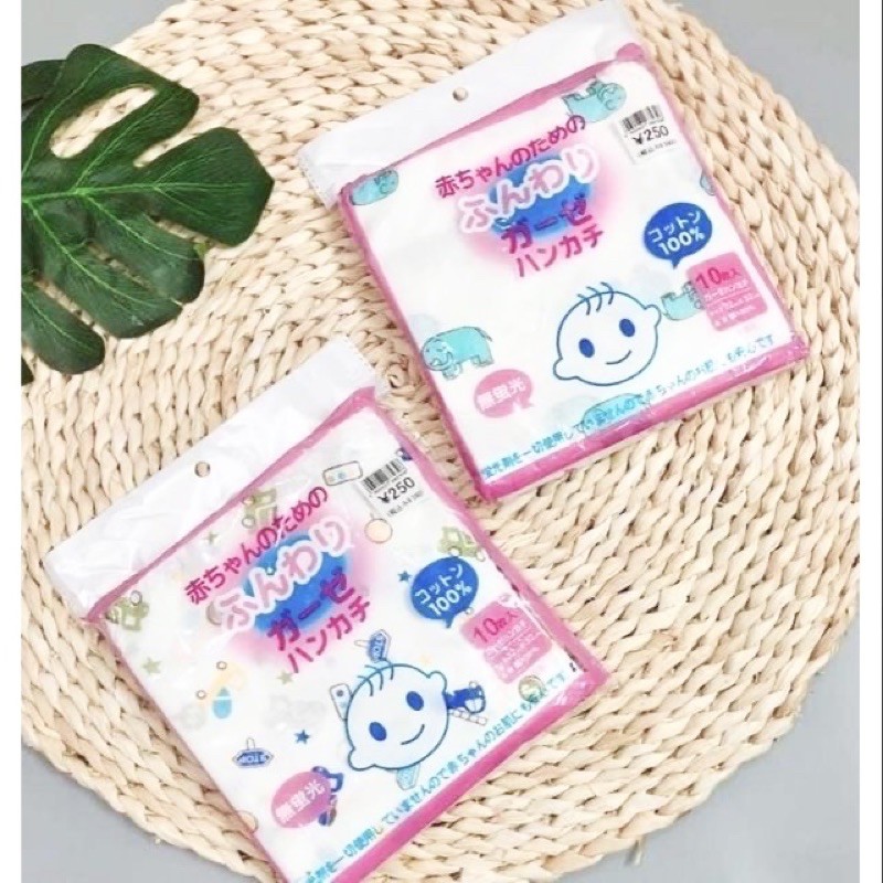 Khăn sữa in hình xuất Nhật