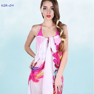 Khăn đi biển - khăn choàng đi biển- khăn sarong thời trang KSR-09