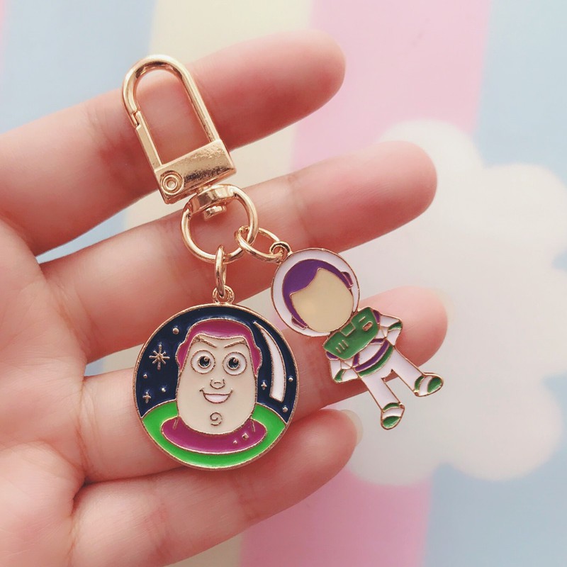 Móc Khóa Kim Loại Hình Nhân Vật Hoạt Hình Xinh Xắn