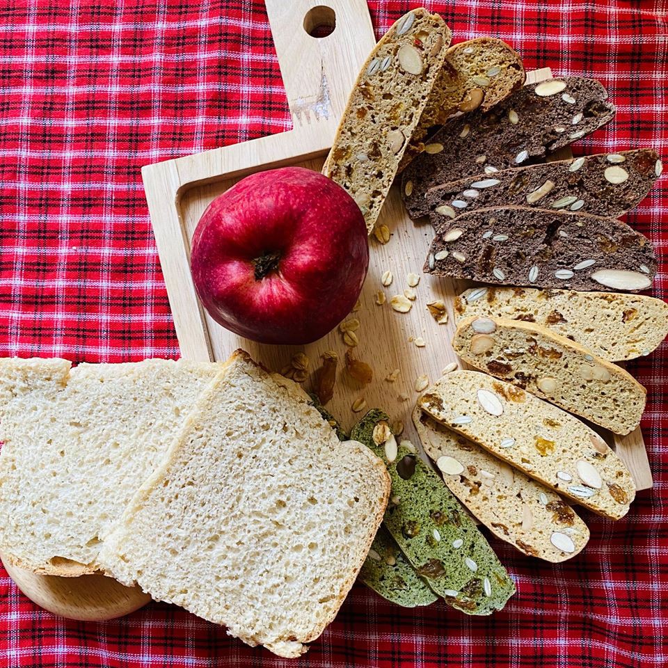 Bánh Biscotti dinh dưỡng  nhiều hạt.
