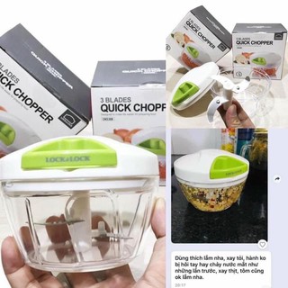 Dụng cụ băm rau củ quả LOCK&LOCK Quick Chopper SIZE S - 400ML