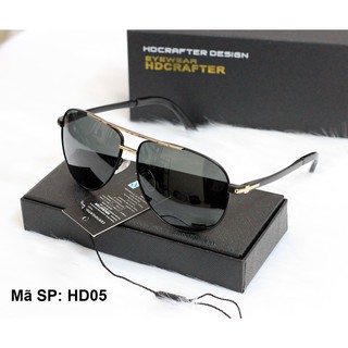 *SIÊU KHUYẾN MÃI*Kính Mát Kính Râm Chính Hãng HD Crafter Full Box Cao Cấp Chống Tia UV400