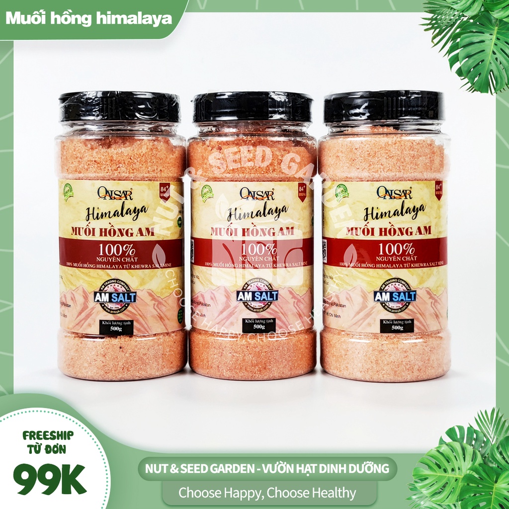 MUỐI HỒNG HYMALAYA HỘP 500G SIÊU TIỆN LỢI