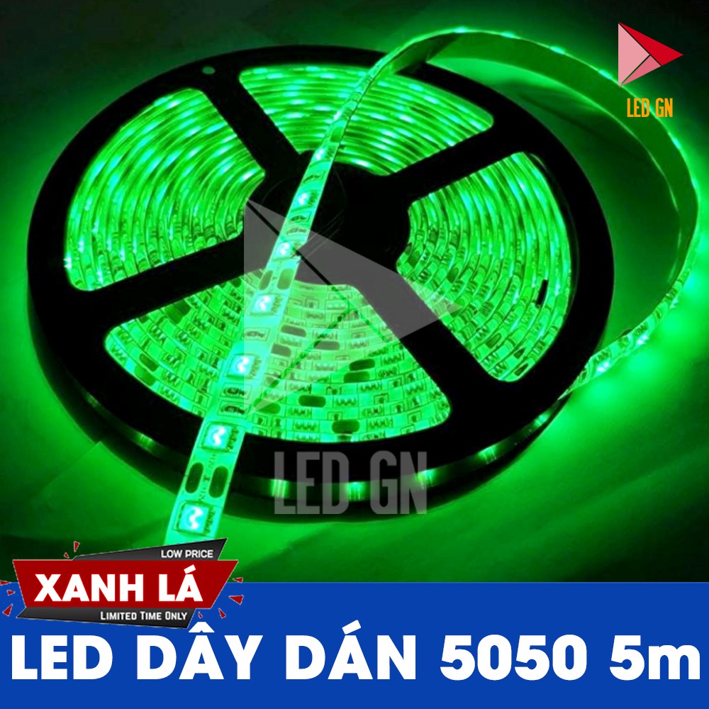 LED Dây Dán 5050 5m 12V - Đủ Màu - Siêu Bền