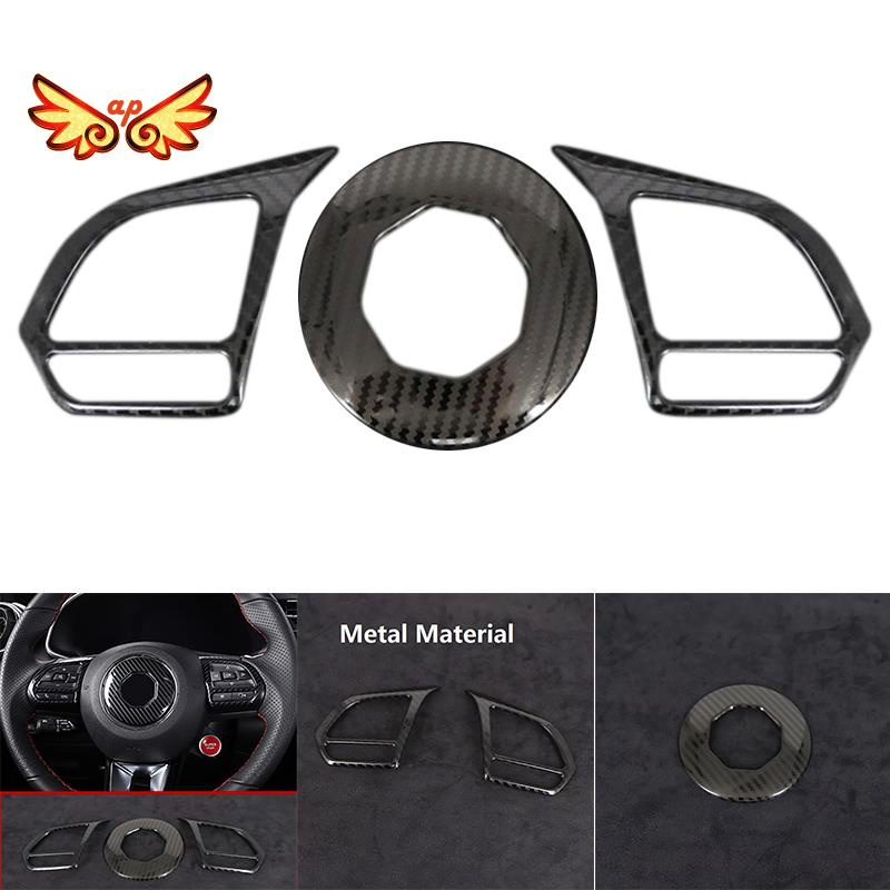 1 Vỏ Bọc Vô Lăng Xe Hơi Bằng Sợi Carbon Cho mg Zs Ev Hs Mg6 Mg5 Ezs 2018-2021
