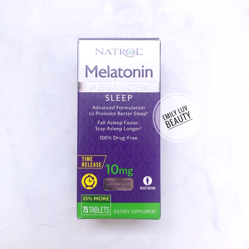 Natrol Melatonin Advanced Sleep 10mg 75 viên