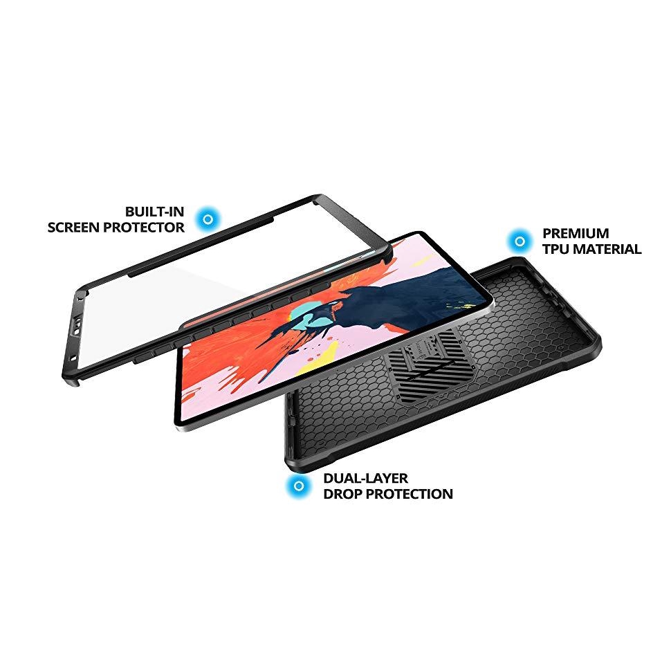 Ốp Máy Tính Bảng Supcase Kèm Miếng Dán Bảo Vệ Màn Hình Cho Ipad Pro 11 '' 2018