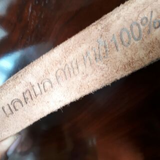 DÂY NỊT DA BÒ 100% DÀI 1m2