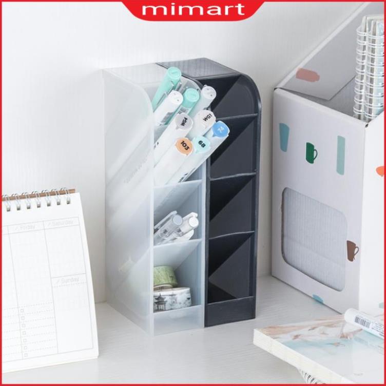 Kệ đựng bút, kệ đựng đồ văn phòng phẩm 4 tầng, ống đựng bút