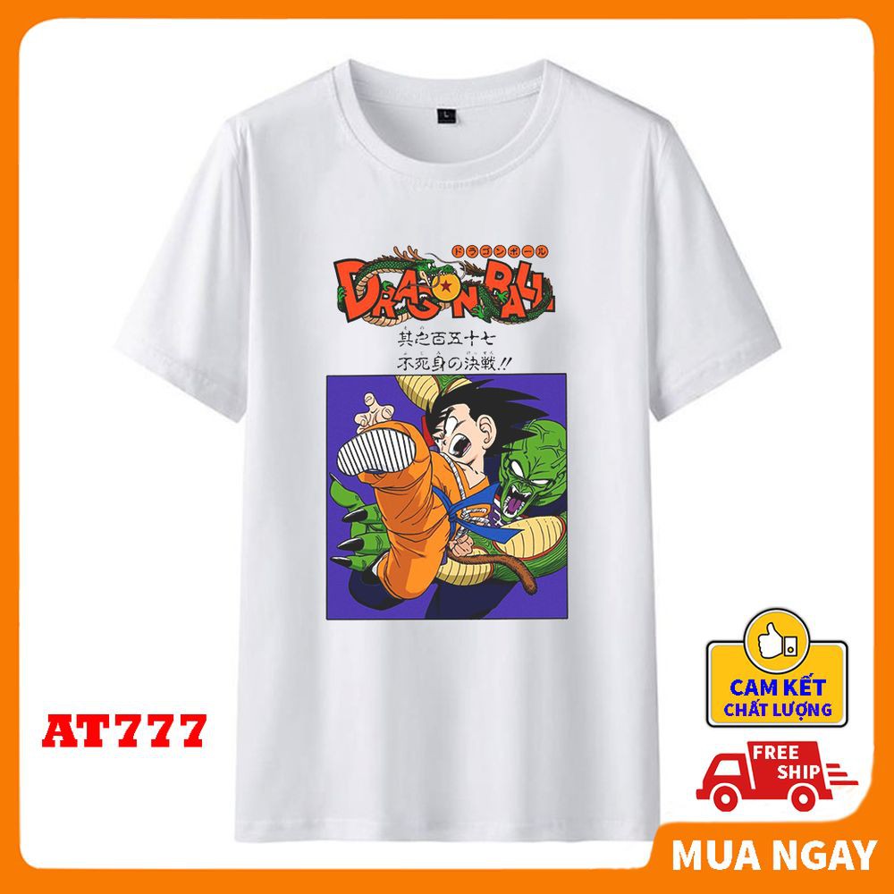 Áo thun nam nữ rẻ đẹp in hình 7 Viên Ngọc Rồng DRAGON BALL vải thun mềm mịn thoáng mát thấm hút mồ hôi mới nhất AT777A