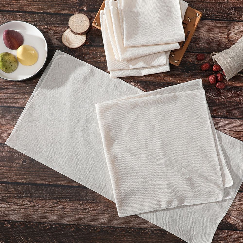 Set 5 tấm vải cotton lưới lọc hấp bánh bao nhiều kích thước an toàn