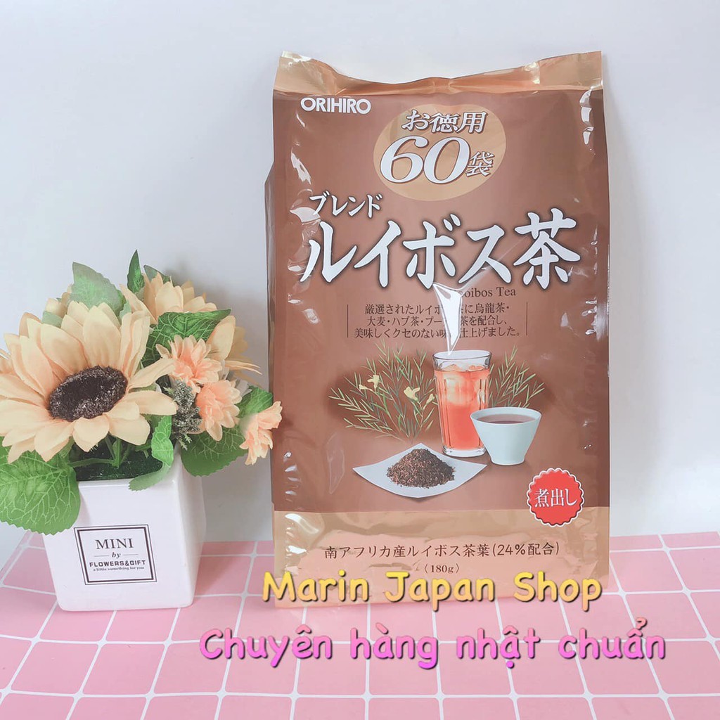 (Chính hãng)  Hồng trà Nam Phi Orihiro 60 gói Nhật Bản