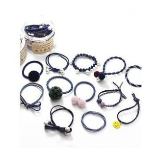 Phụ kiện tóc nữ set 12 cột tóc Hàn Quốc