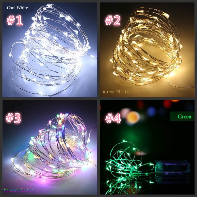 Dây Đèn LED USB Bằng Đồng Chống Nước Trang Trí Giáng Sinh